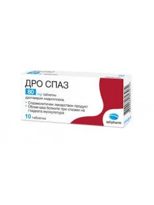 DRO SPAZ 80 mg. 10 tablets